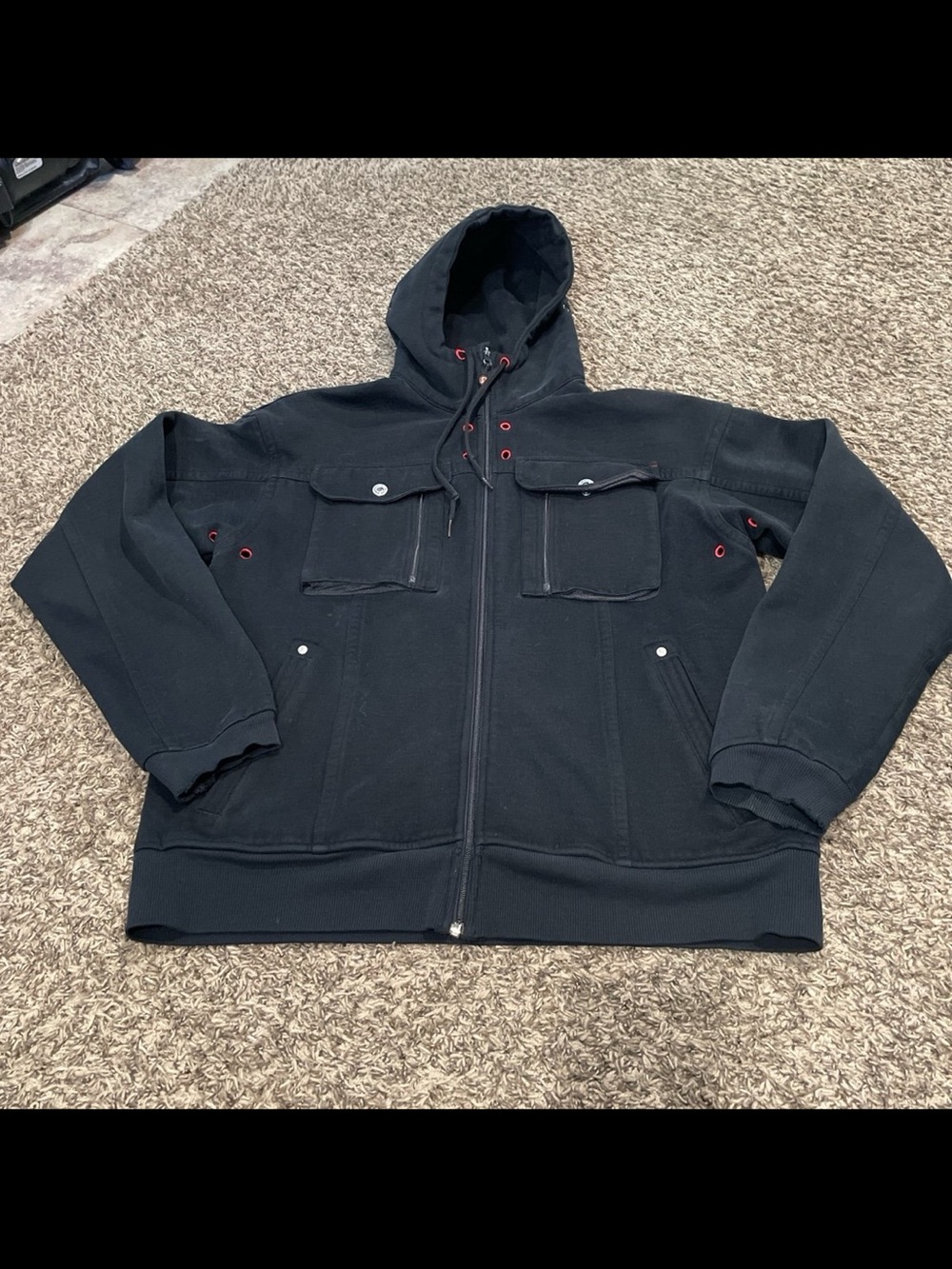 Lululemon power full zip jacket with hood men’s large